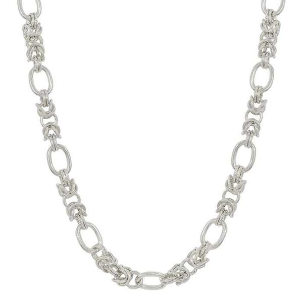 CHUNKY OVAL CHAIN LINKED SHORT NECKLACE