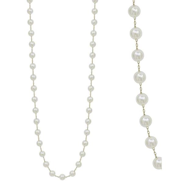 10MM PEARL WITH CHAIN LONG NECKLACE