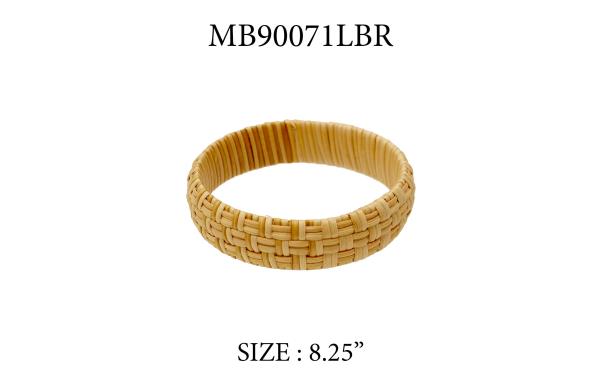 RATTAN BANGLE BRACELET