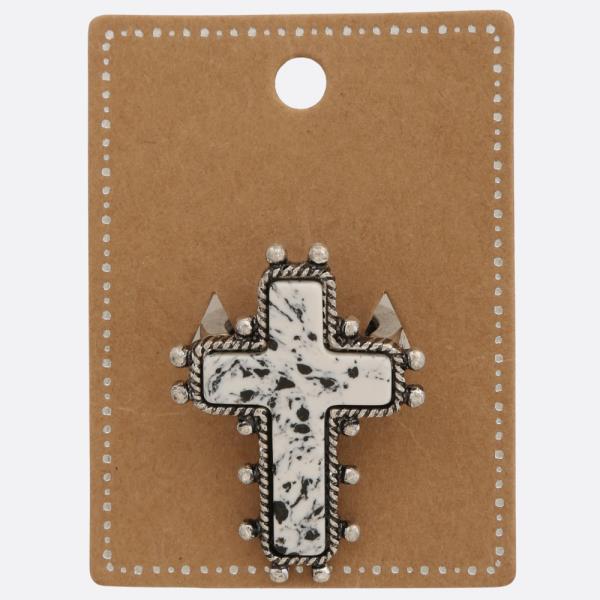 WESTERN STYLE CROSS STRETCH RING