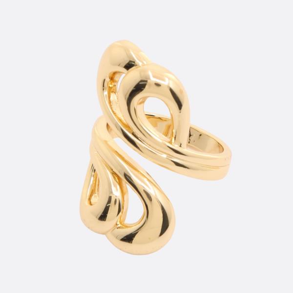 SODAJO METAL GOLD DIPPED EARRING