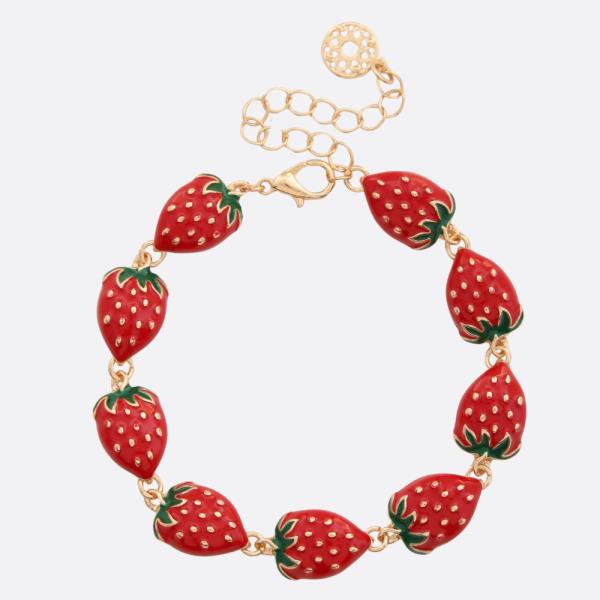 STRAWBERRY LINK BRACELET