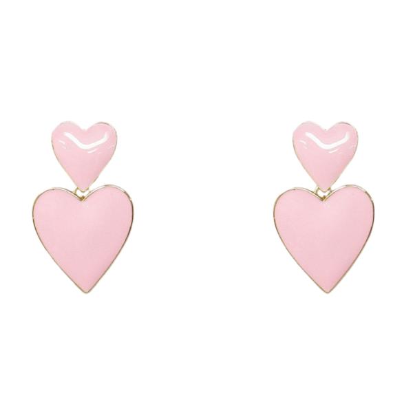 DOUBLE HEART EARRING