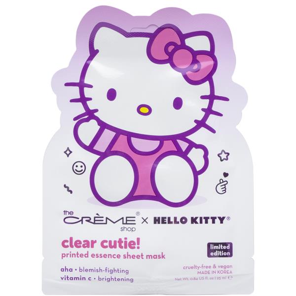 THE CREME SHOP X HELLO KITTY CLEAR CUTIE PRINTED ESSENCE SHEET MASK (6 UNITS)