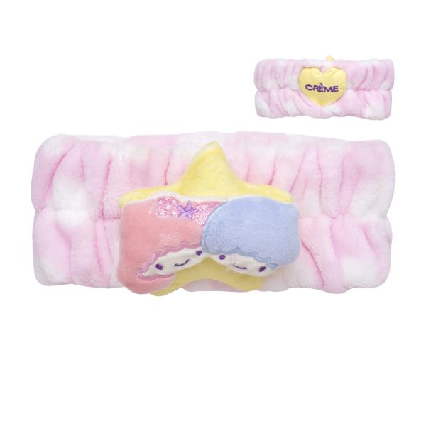 THE CREME SHOP X LITTLETWINSTARS DREAM STAR 3D TEDDY HEADYBAND PLUSHIE SPA HEADBAND