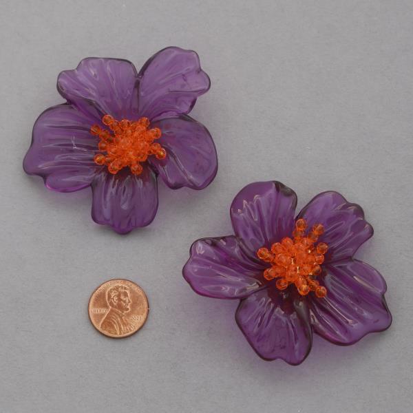 OVERSIZED FLOWER EARRING