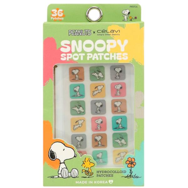 CELAVI X PEANUTS 36PC SNOOPY SPOT PATCHES