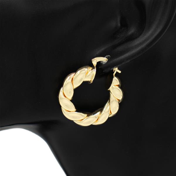 TWIST HOOP EARRING