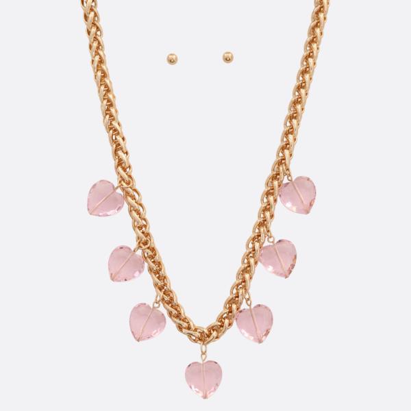 HEART STATION NECKLACE