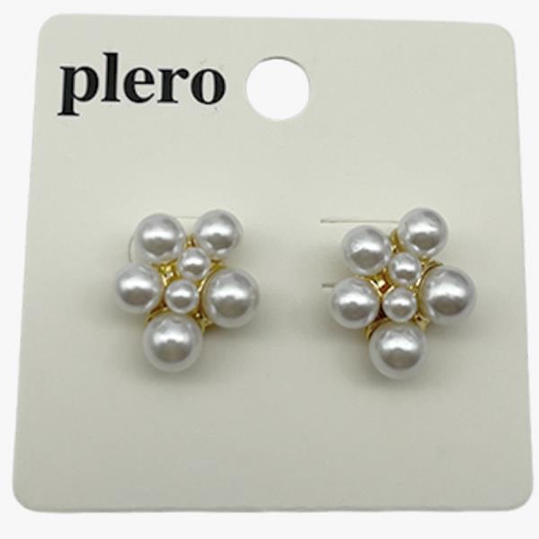 PEARL STUD EARRING (12 UNITS)