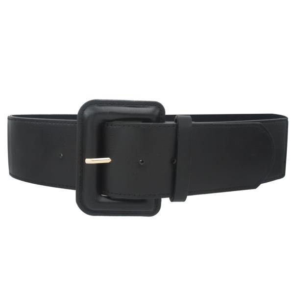 PLUS SIZE RECTANGLE COVER BUCKLE ELASTIC BELT