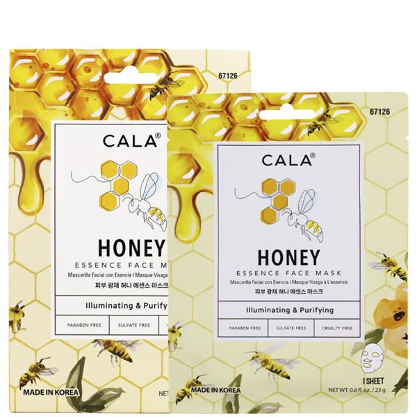 CALA ILLUMINATING ESSENCE 10PC FACE MASKS SET HONEY