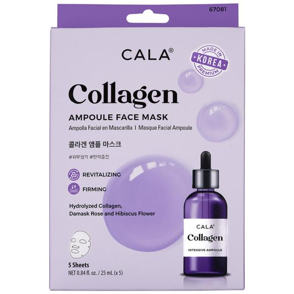 CALA 5PC AMPOULE FACE MASK COLLAGEN