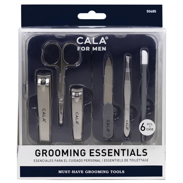 CALA 6PC GROOMING ESSENTIALS SET W CASE