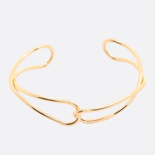 SODAJO METAL GOLD DIPPED CUFF BRACELET