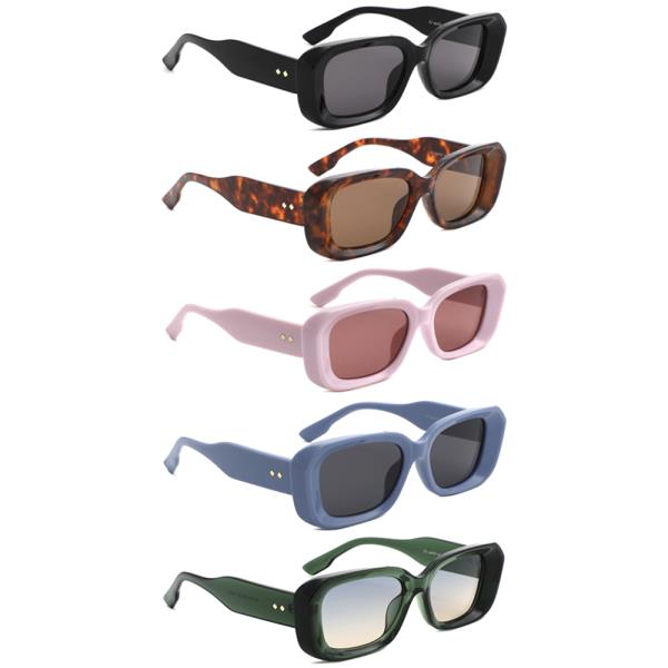 RETRO RECTANGLE SUNGLASSES 1DZ