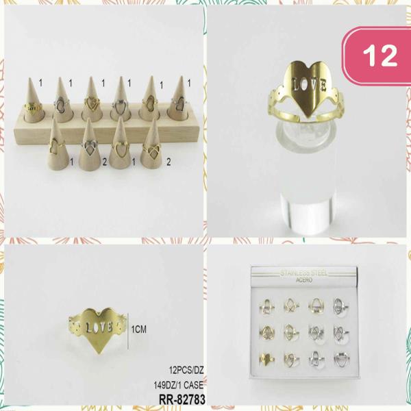 HEART RING (12 UNITS)