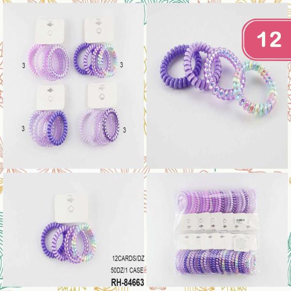 SWIRL HAIR TIE (12 UNITS)