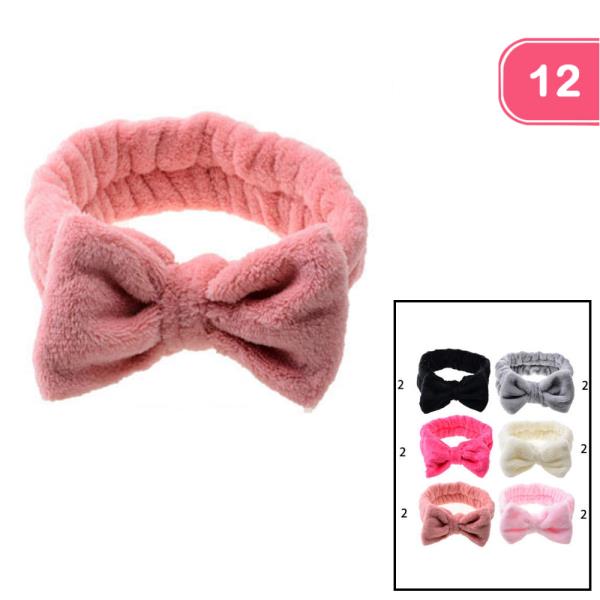 RIBBON SPA HEADBAND (12 UNITS)