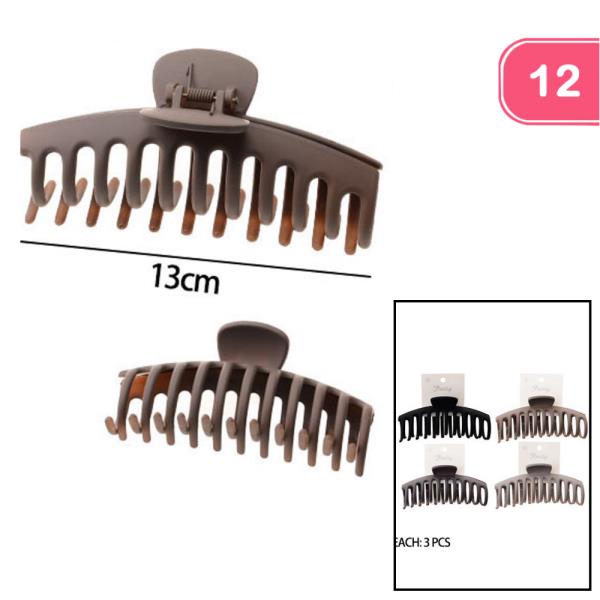 HAIR CLAW JAW CLIP (12 UNITS)