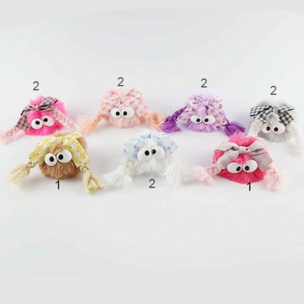 CUTE POM POM KEYCHAIN (12 UNITS)