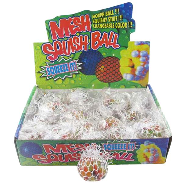 MESH SQUEEZE BALL (12 UNITS)