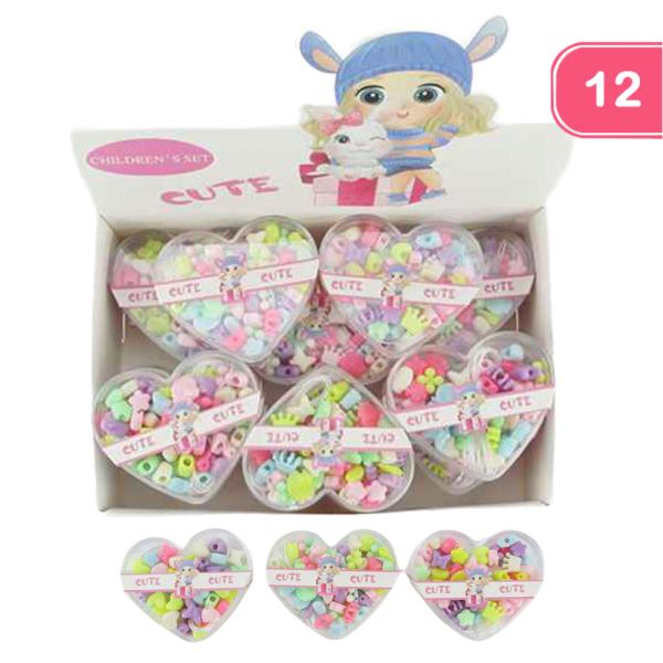 MULTI CUTE BEAD SET (12 UNITS)