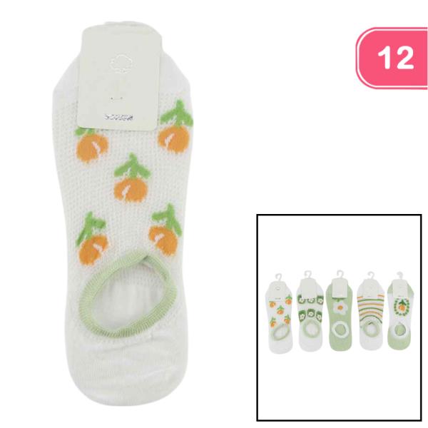 FLOWER SOCKS (12 UNITS)