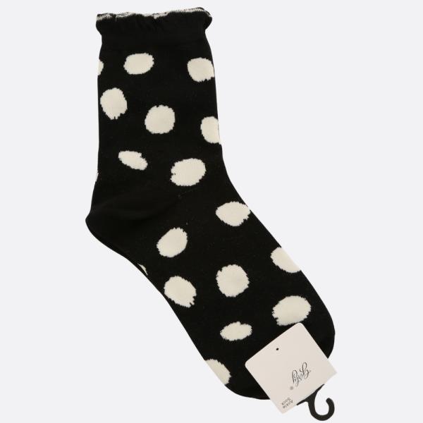 POLKA DOT PATTERN ANKLE SOCK