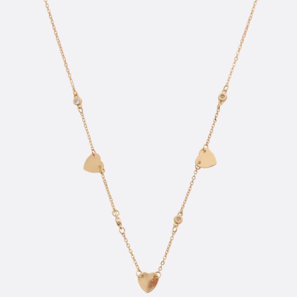 SDJ HEART SHAPE STATION NECKLACE