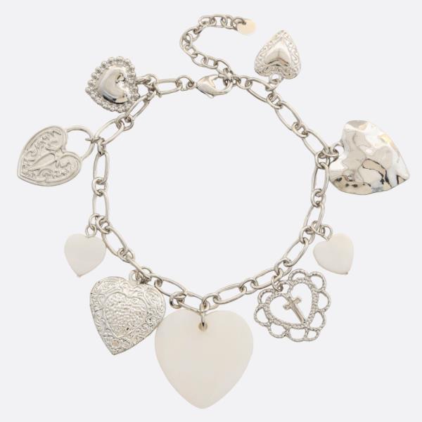 HEART SHAPE CHARM BRACELET