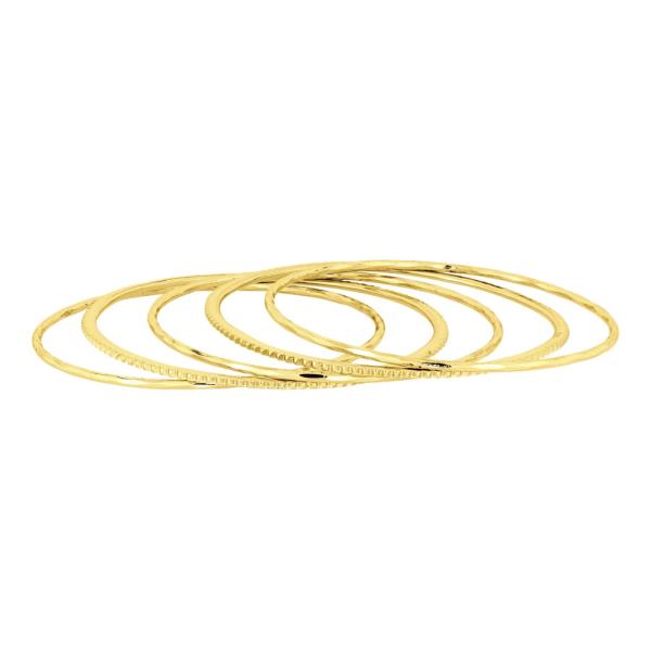 METAL 5-SET BANGLE BRACELET