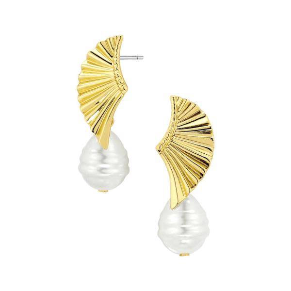 PEARL METAL POST EARRING