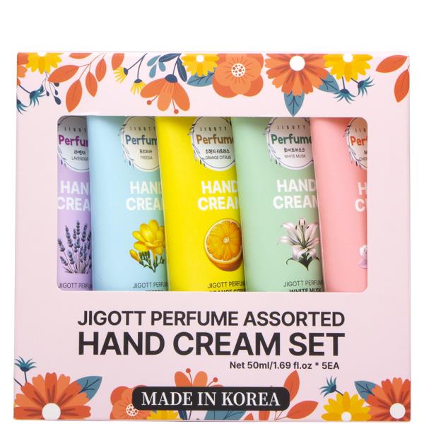 JIGOTT PERFUME ASSORTED HAND CREAM SET OF 5