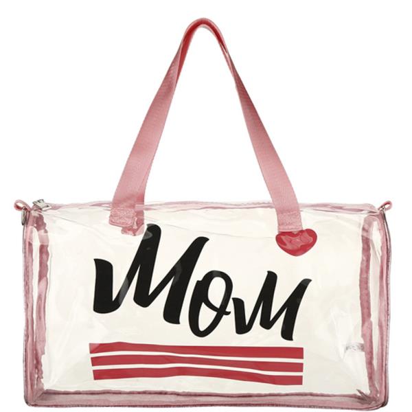 CLEAR MOM RECTANGLE TOTE BAG