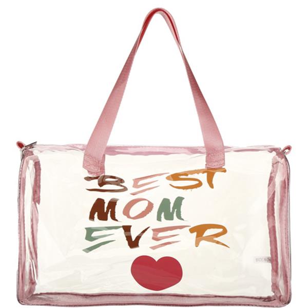 CLEAR BEST MOM EVER RECTANGLE TOTE BAG