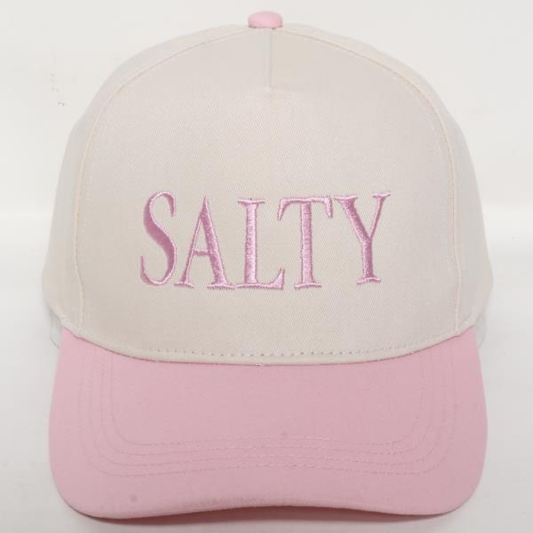 SALTY EMB TWO TONE 5 PANEL BASEBALL CAP