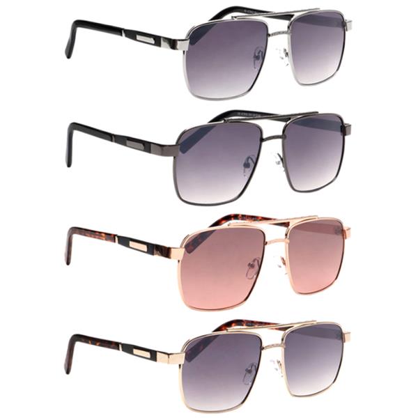 ROUNDED FASHION DESIGN METAL SUNGLASSES 1DZ