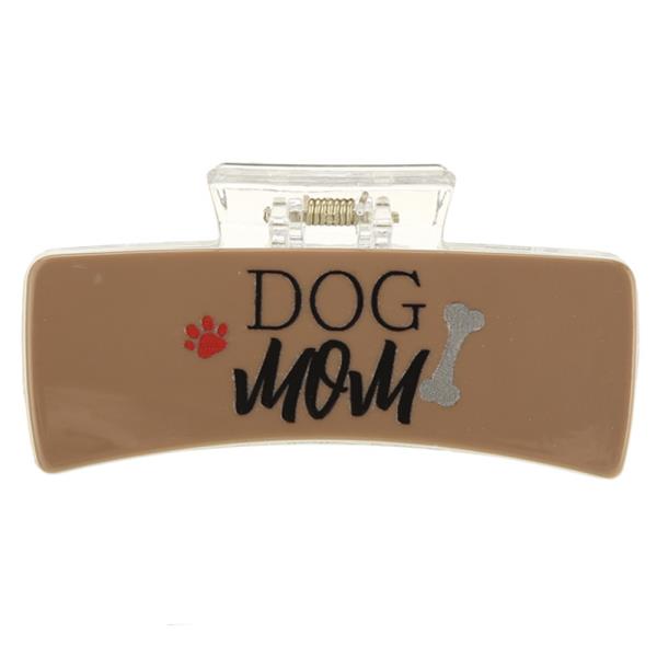 DOG MOM HAIR CLAW JAW CLIP