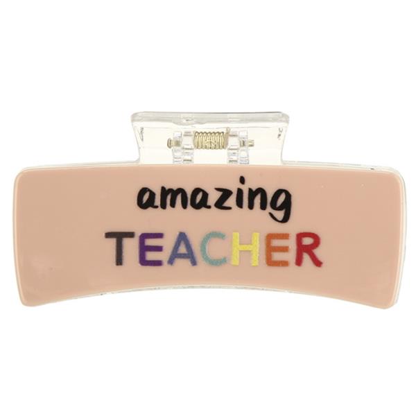 AMAZING TEACHER HAIR CLAW JAW CLIP