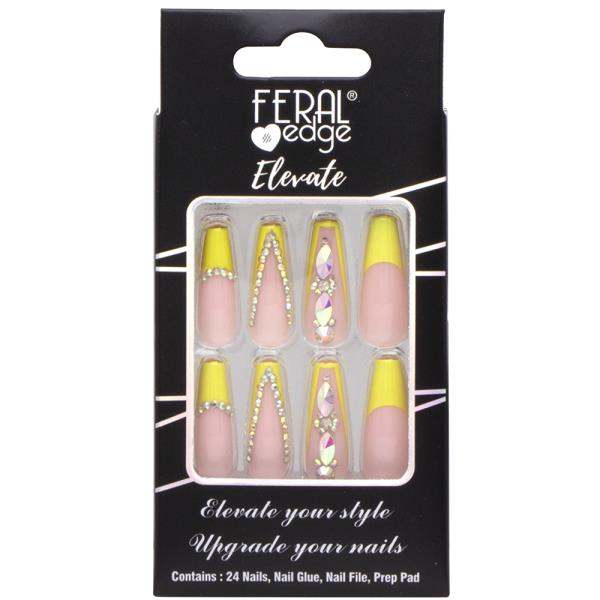 FERAL EDGE ELEVATE YOUR STYLE DESIGN20 NAIL DECORATION SET