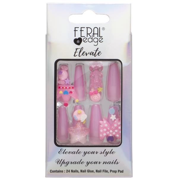 FERAL EDGE ELEVATE YOUR STYLE DESIGN17 NAIL DECORATION SET