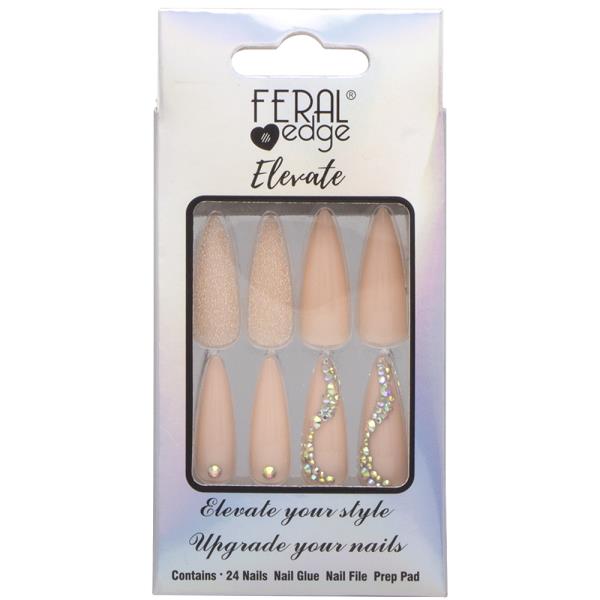 FERAL EDGE ELEVATE YOUR STYLE DESIGN10 NAIL DECORATION SET