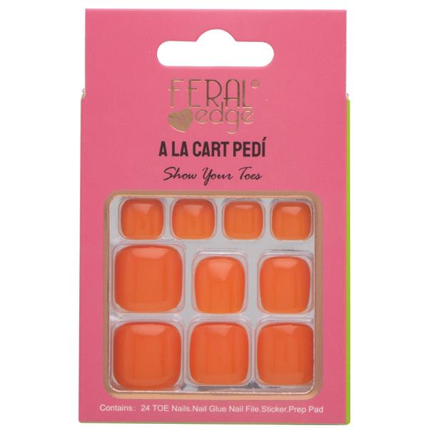 FERAL EDGE A LA CART PEDI SHOW YOUR TOES DESIGN19 NAIL DECORATION SET