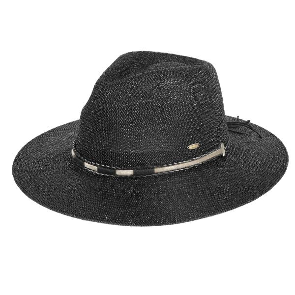 CC HARD SHAPED PANAMA HAT