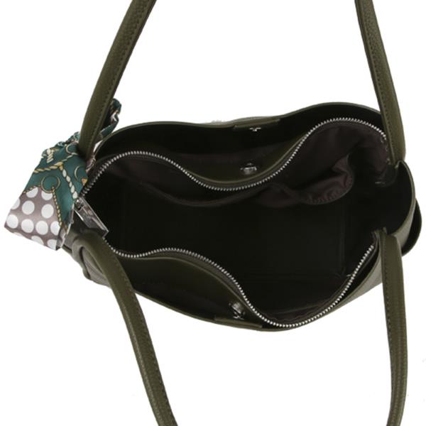 (ONLINE ONLY) Smooth scarf shoulder hobo bag