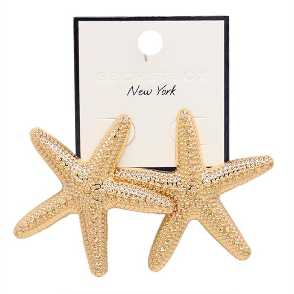 SECRET BOX STARFISH EARRING