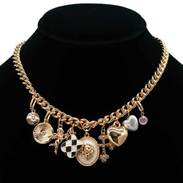 SECRET BOX MULTI CHARM NECKLACE