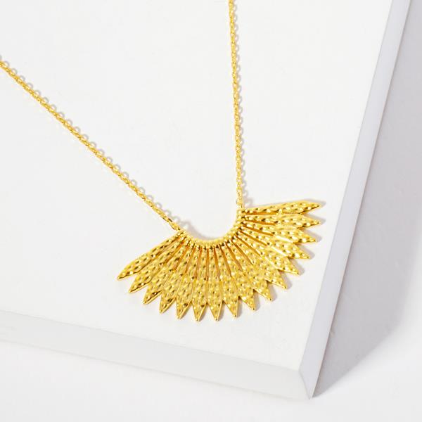 18K GOLD RHODIUM BEYOND COMFORT ZONE NECKLACE