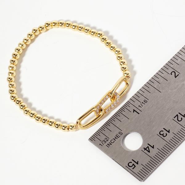 GOLD DIPPED CZ BRACELET